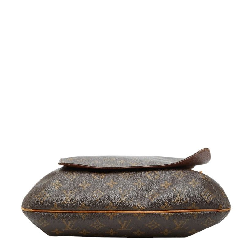 Louis Vuitton Monogram Musette Crossbody Shoulder Bag Brown Leather — view 3