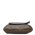 Louis Vuitton Monogram Musette Crossbody Shoulder Bag Brown Leather — view 3