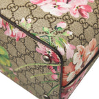 Gucci GG Blooms Handbag Beige Pink Leather — view 6