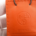 Hermes Charm Sac Orange Keychain — view 6