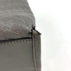 Gucci Micro Guccissima 2-Way Shoulder Bag Tote Leather Gray — view 3