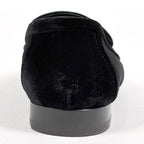 Hermes H Logo Loafers Shoes Suede Black — view 3