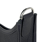 Hermes Evelyne 3 PM Perforated H Logo Dark Navy Black Shoulder Bag Taurillon — view 7