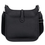 Hermes Evelyne 3 PM Perforated H Logo Dark Navy Black Shoulder Bag Taurillon — view 3