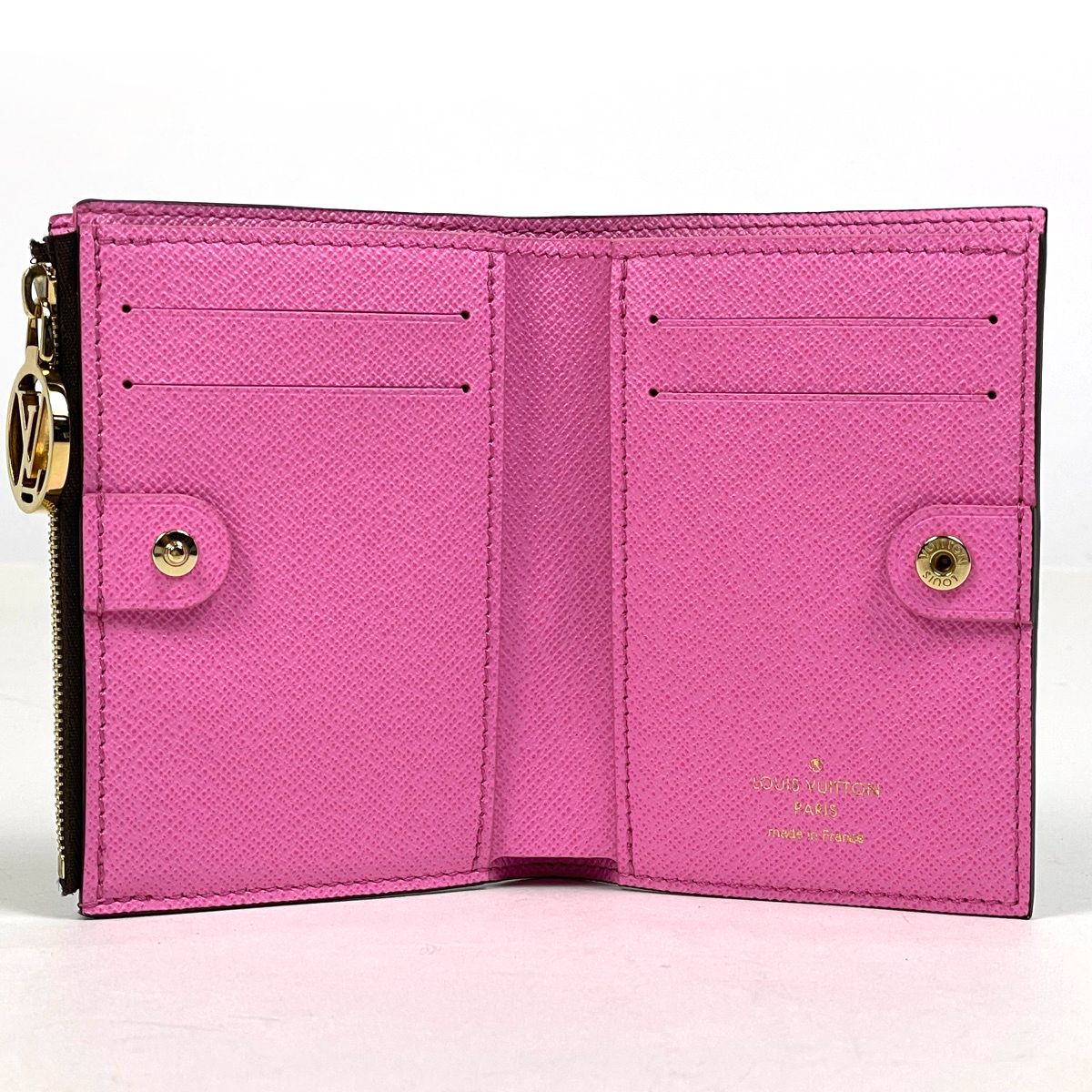 Louis Vuitton Portefeuille Lisa Bifold Wallet Monogram Brown Rose Lolipop — view 6