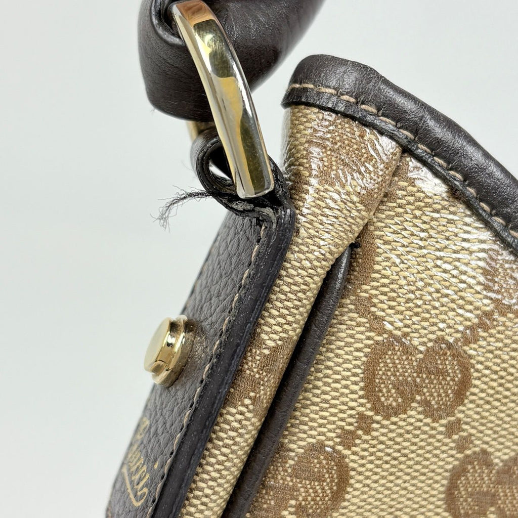 Gucci GG Crystal Shoulder Bag Brown — view 5
