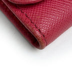 Prada Logo 6 Row Key Case Saffiano Leather Pink Key Holder — view 3