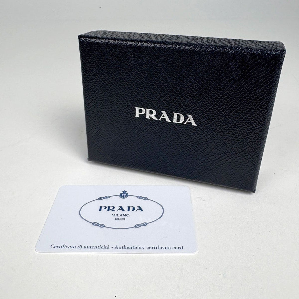 Prada Logo 6 Row Key Case Saffiano Leather Pink Key Holder — view 9