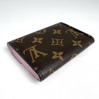 Louis Vuitton Porte-Monnaie Rosalie Coin Case Monogram Brown Rose Ballerine — view 2