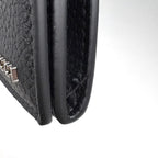 Gucci Logo Card Case Leather Black — view 3