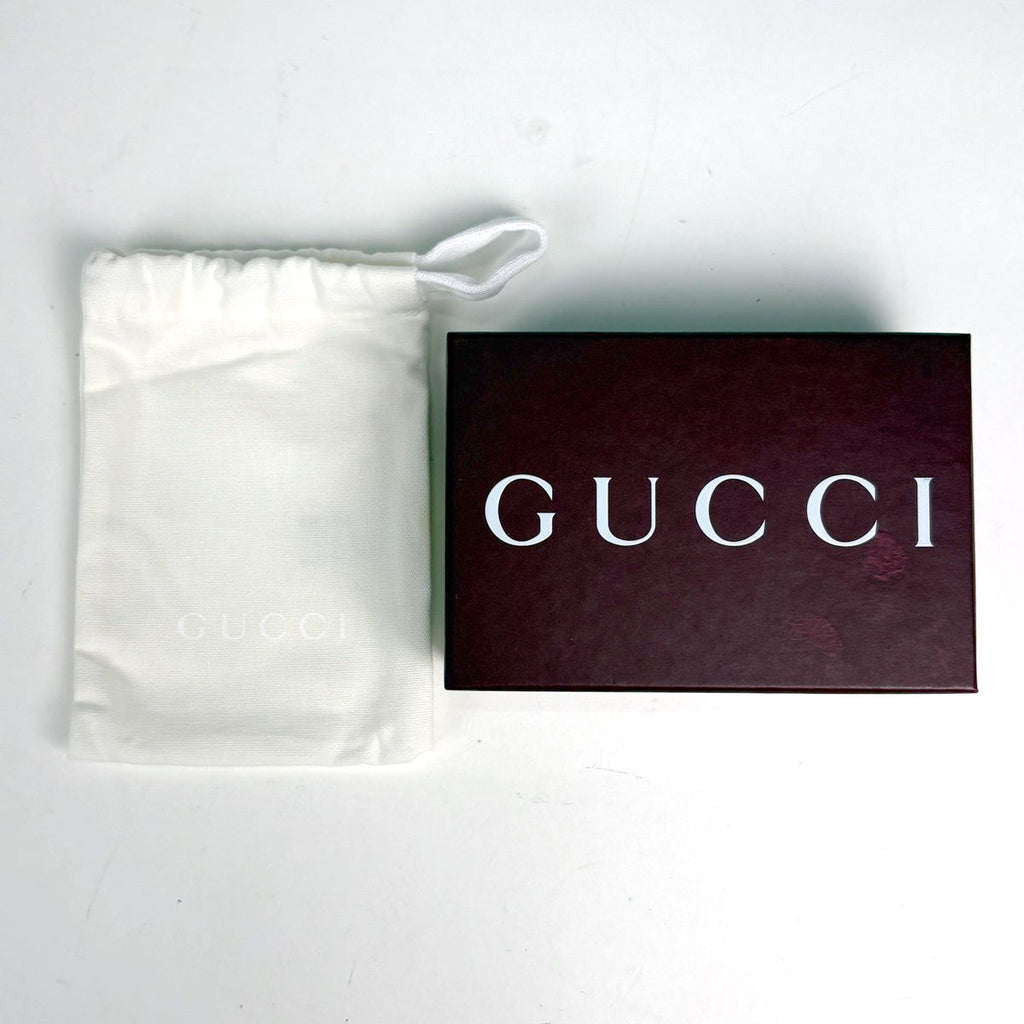 Gucci Logo Card Case Leather Black — view 6