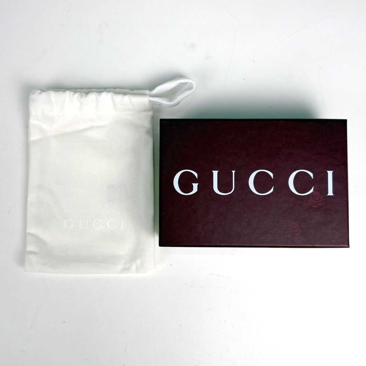 Gucci Logo Card Case Leather Black — view 6