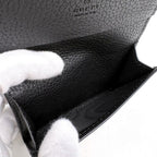 Gucci Logo Card Case Leather Black — view 4