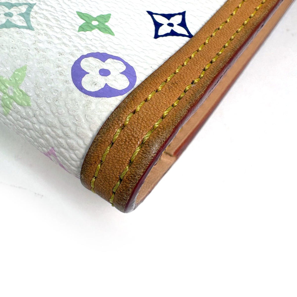 Louis Vuitton Porte Tresor International Wallet Monogram Multicolor Blanc — view 4