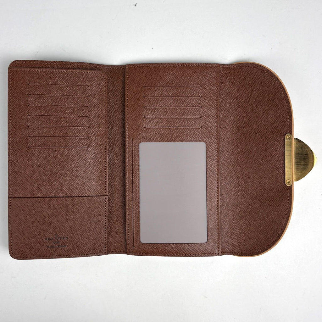 Louis Vuitton Portefeuille Eugenie Wallet Monogram Brown — view 6
