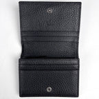 Gucci GG Marmont Mini Wallet Double Bifold Leather Black — view 5