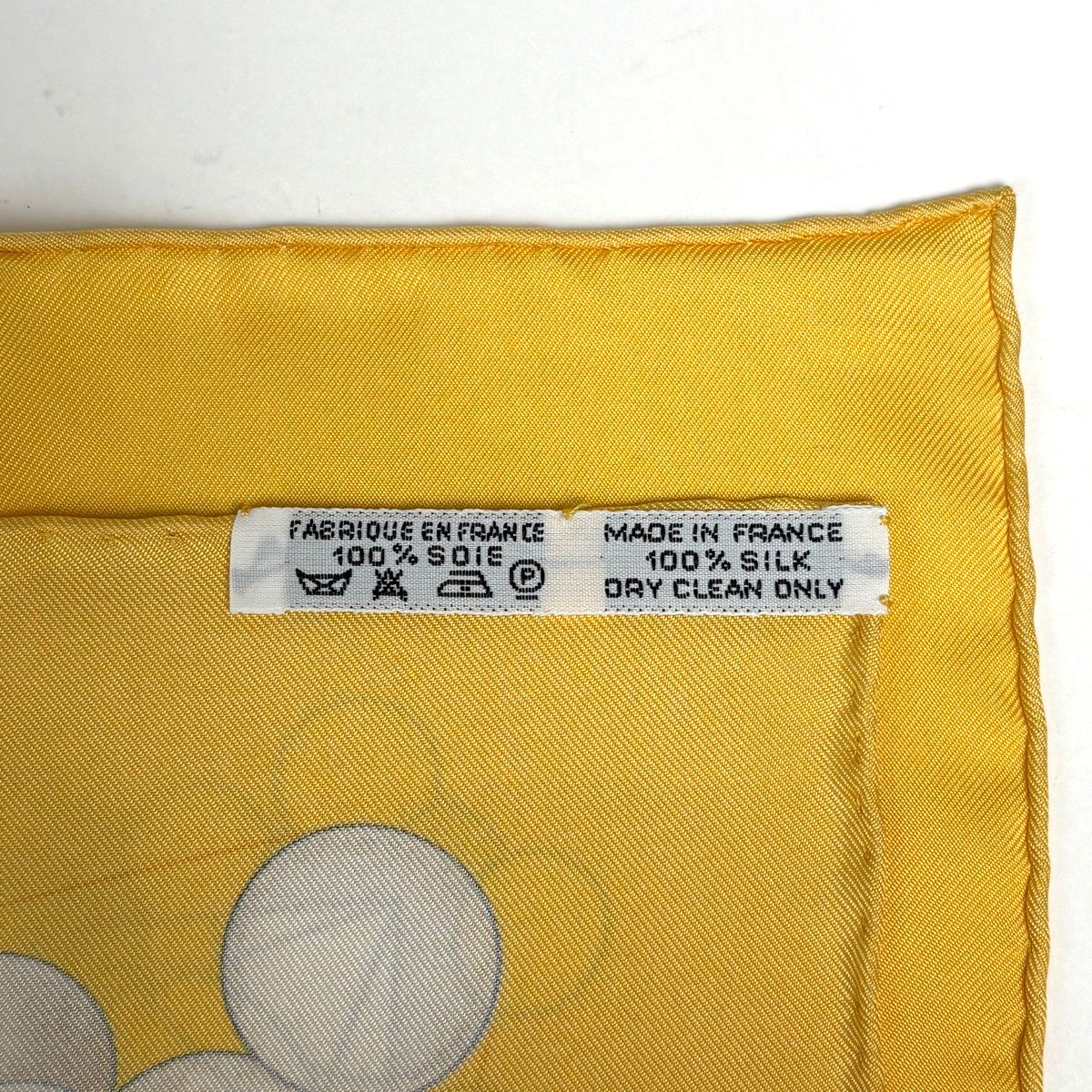 Hermes Carre 90 la Musique Des Spheres Music of the Scarf Silk Yellow Multicolor — view 2