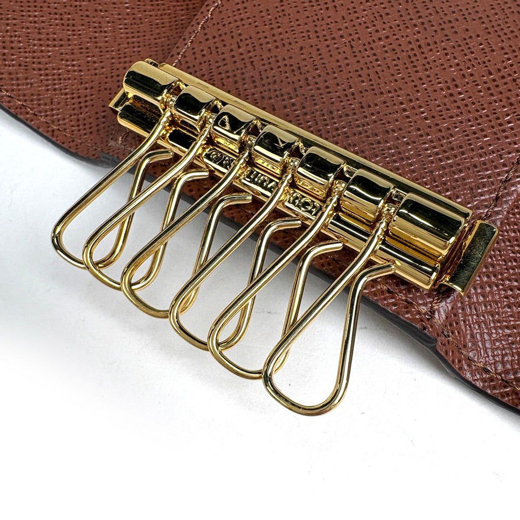 Louis Vuitton Multicles 6 Key Holder Key Hook Key Case Monogram Brown — view 5