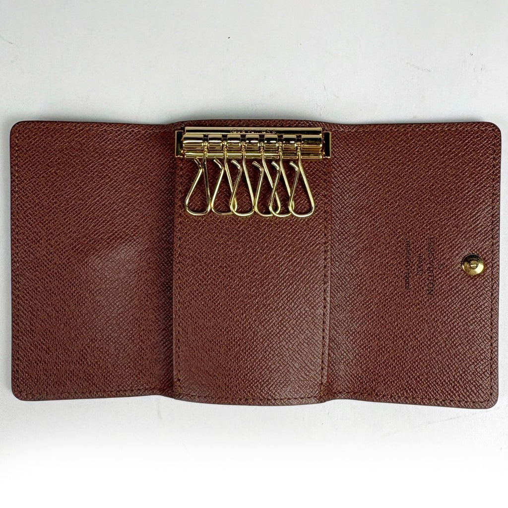 Louis Vuitton Multicles 6 Key Holder Key Hook Key Case Monogram Brown — view 6