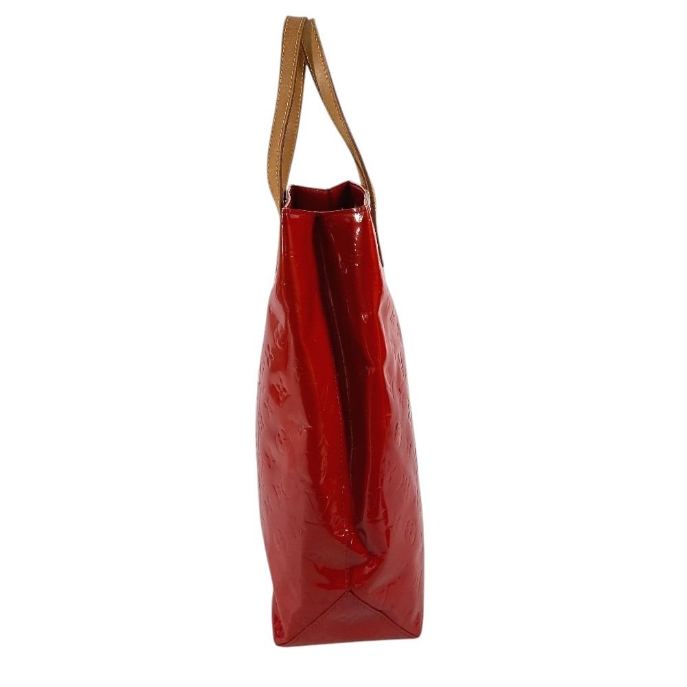 Louis Vuitton Shoulder Bag Reed MM Monogram Vernis Canvas Rouge Red — view 4