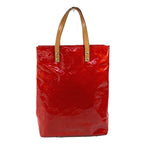 Louis Vuitton Shoulder Bag Reed MM Monogram Vernis Canvas Rouge Red — view 2