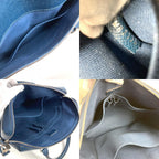 Louis Vuitton Shoulder Bag Grigori Taiga Leather Ocean Blue — view 8