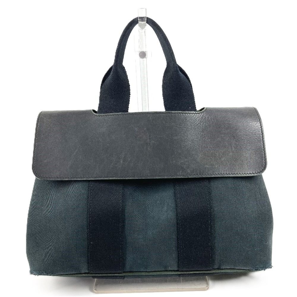 Hermes Handbag Valparaiso PM Cotton Black — view 3