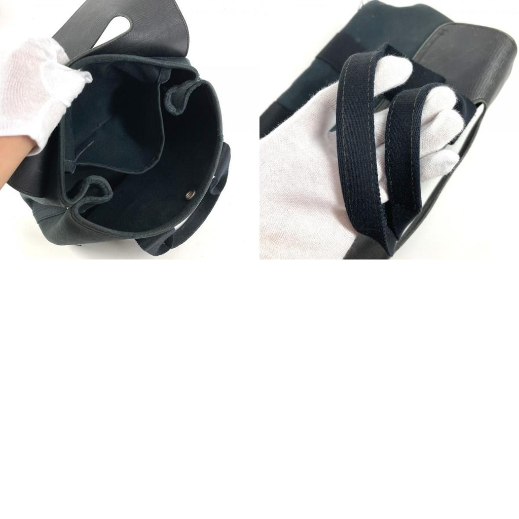 Hermes Handbag Valparaiso PM Cotton Black — view 9