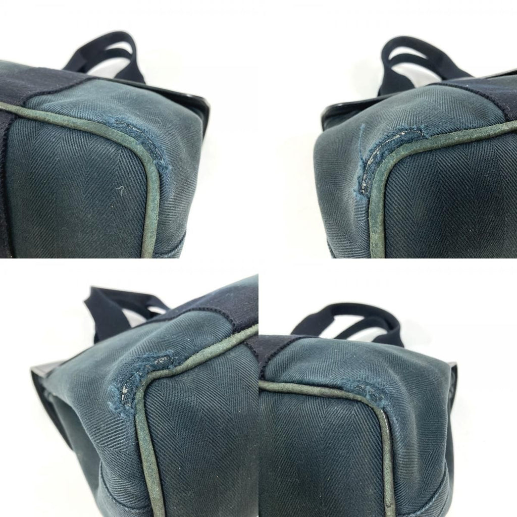 Hermes Handbag Valparaiso PM Cotton Black — view 7