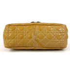 Dior Shoulder Bag Cannage Logo Chain Enamel Beige — view 5