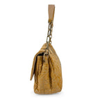 Dior Shoulder Bag Cannage Logo Chain Enamel Beige — view 3