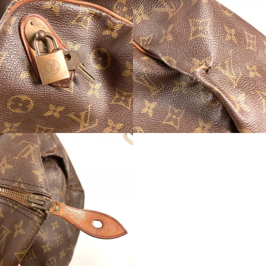 Louis Vuitton Boston Bag Keepall 55 Debeso Monogram Canvas Brown — view 9