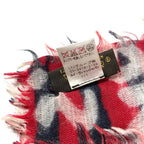 Louis Vuitton Shawl Graffiti Logo Wool Red Scarf — view 5