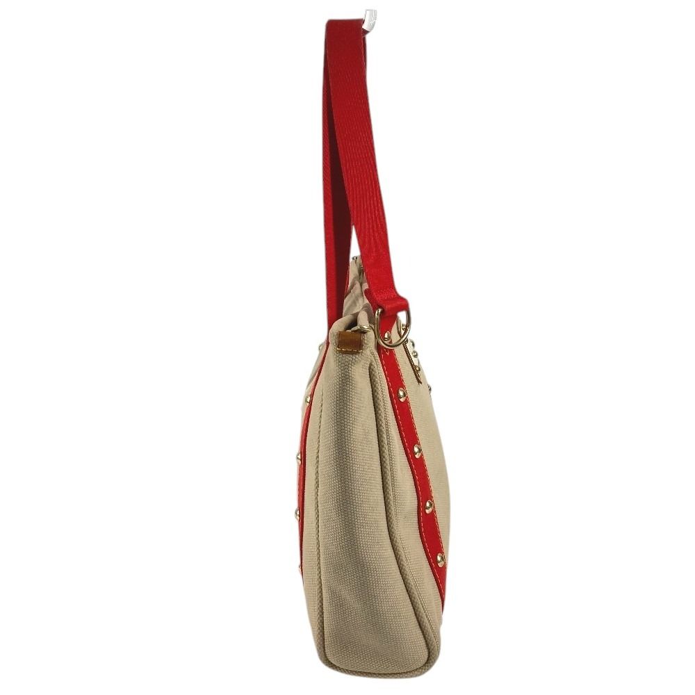 Louis Vuitton Shoulder Bag Cabas MM Canvas Beige — view 4