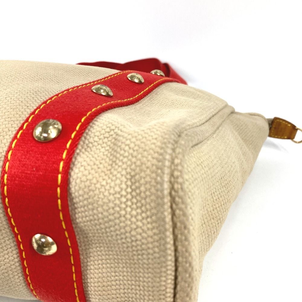Louis Vuitton Shoulder Bag Cabas MM Canvas Beige — view 6