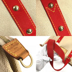 Louis Vuitton Shoulder Bag Cabas MM Canvas Beige — view 9