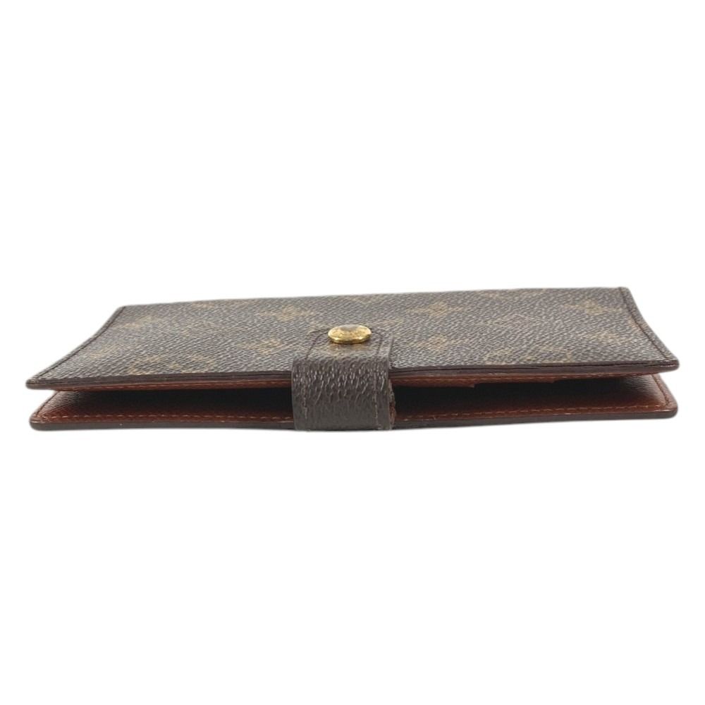 Louis Vuitton Notebook Cover Agenda PM Monogram Canvas Brown — view 3