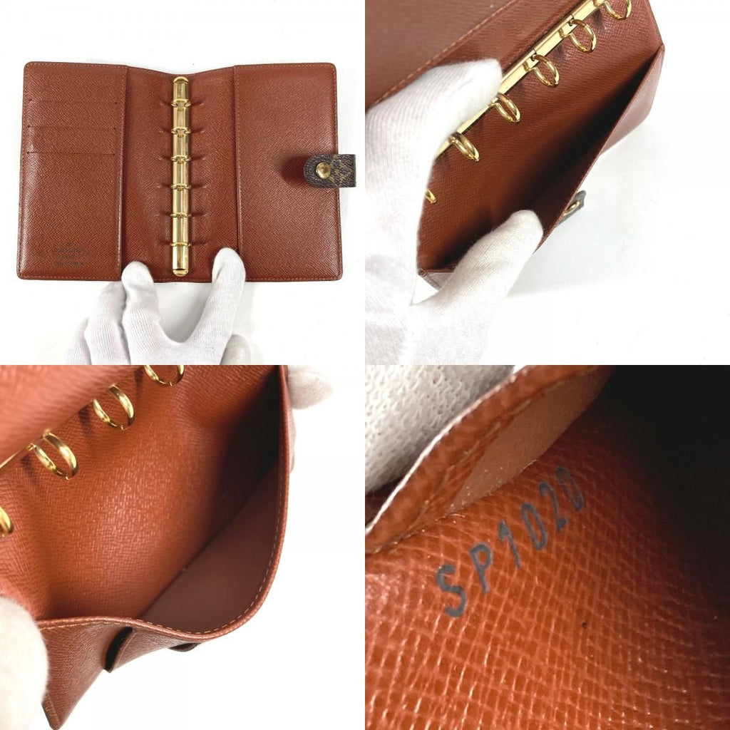 Louis Vuitton Notebook Cover Agenda PM Monogram Canvas Brown — view 7