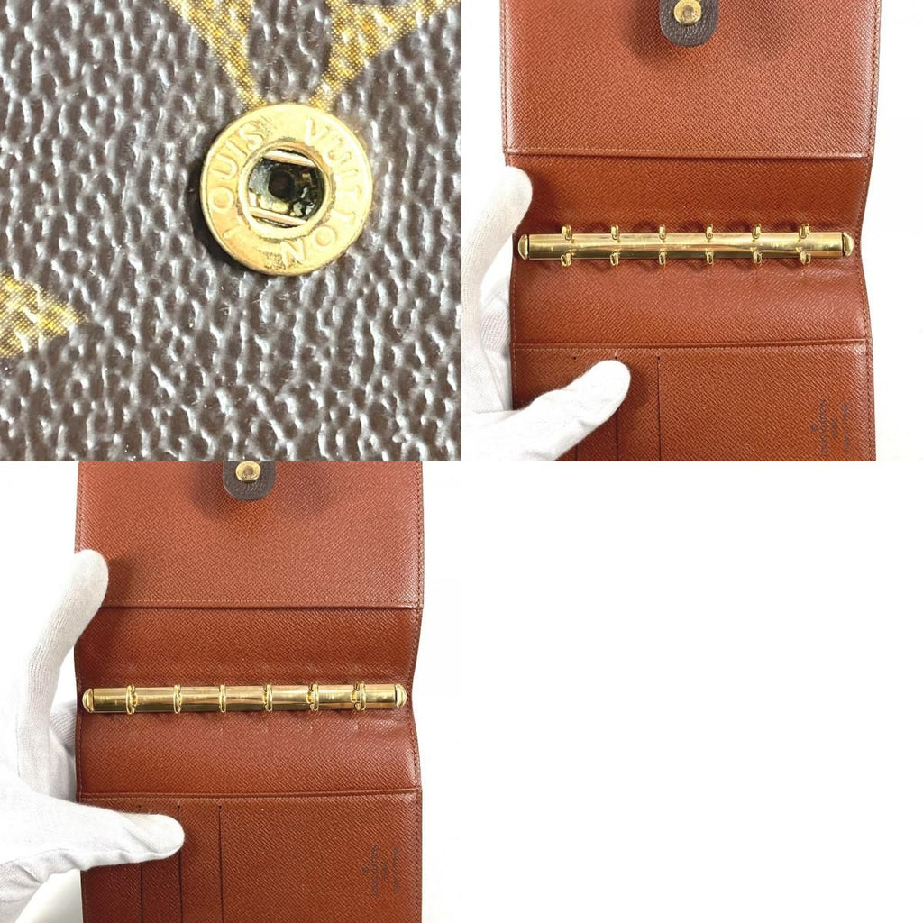 Louis Vuitton Notebook Cover Agenda PM Monogram Canvas Brown — view 9