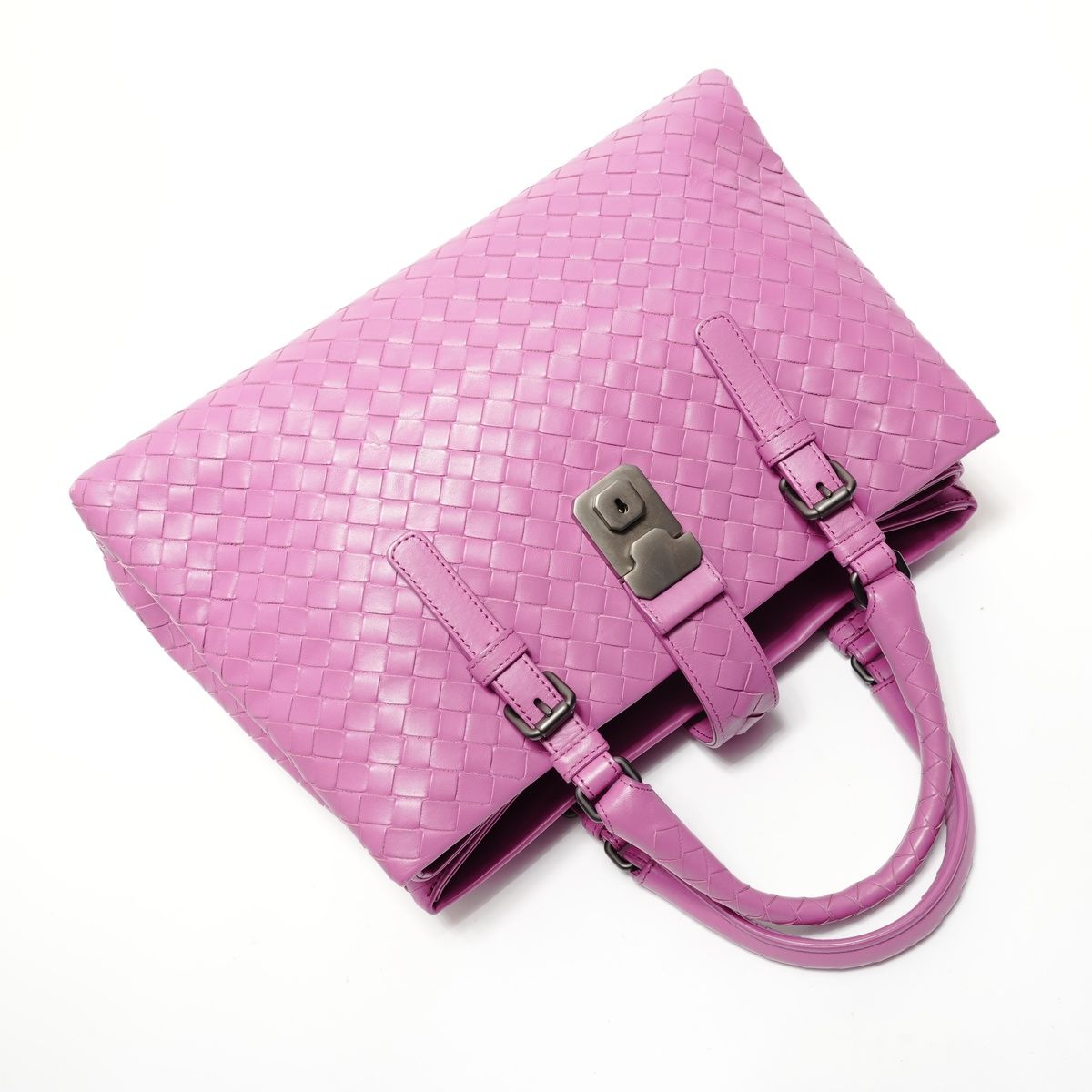 Bottega Veneta Handbag Intrecciato Rome 2-Way Leather — view 8