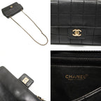 Chanel Shoulder Bag Chocolate Bar Chain — view 8