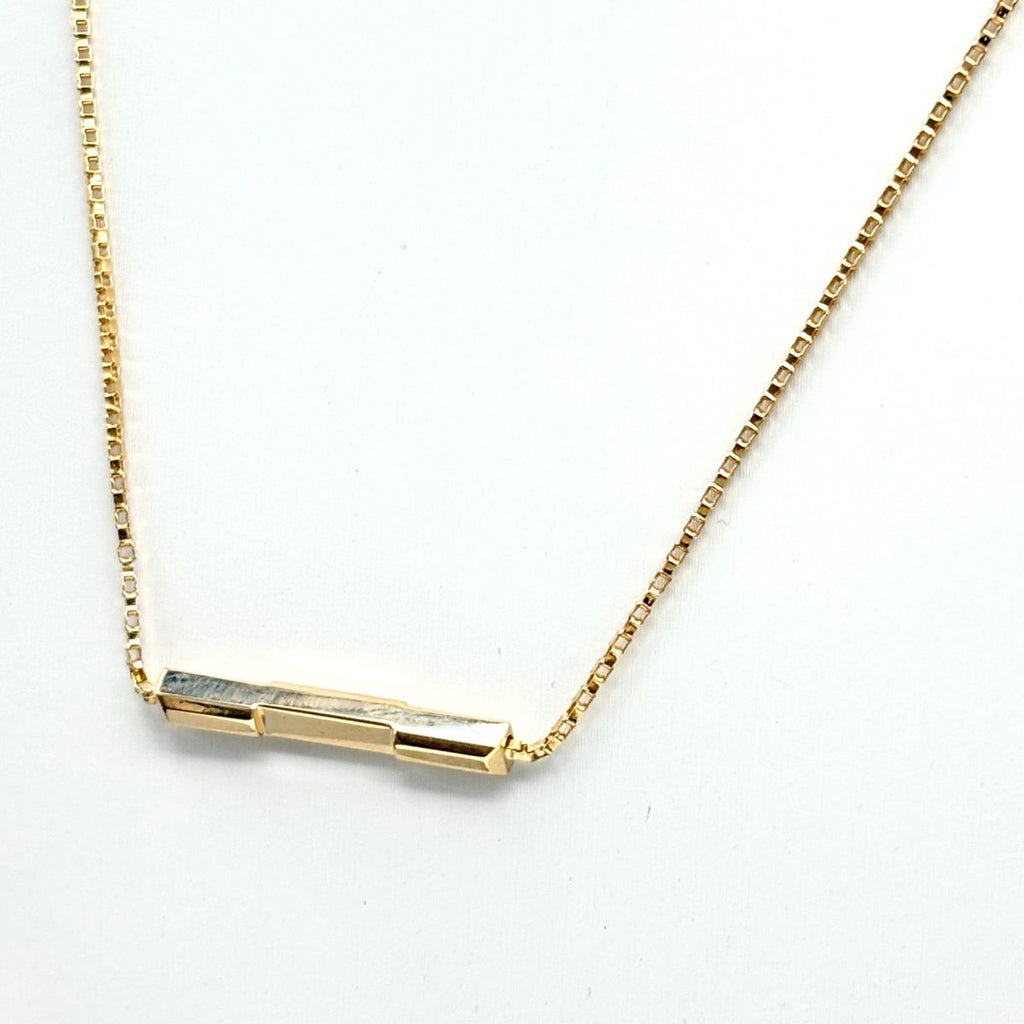 Gucci Link to Love Necklace YG Yellow Gold Pendant — view 2