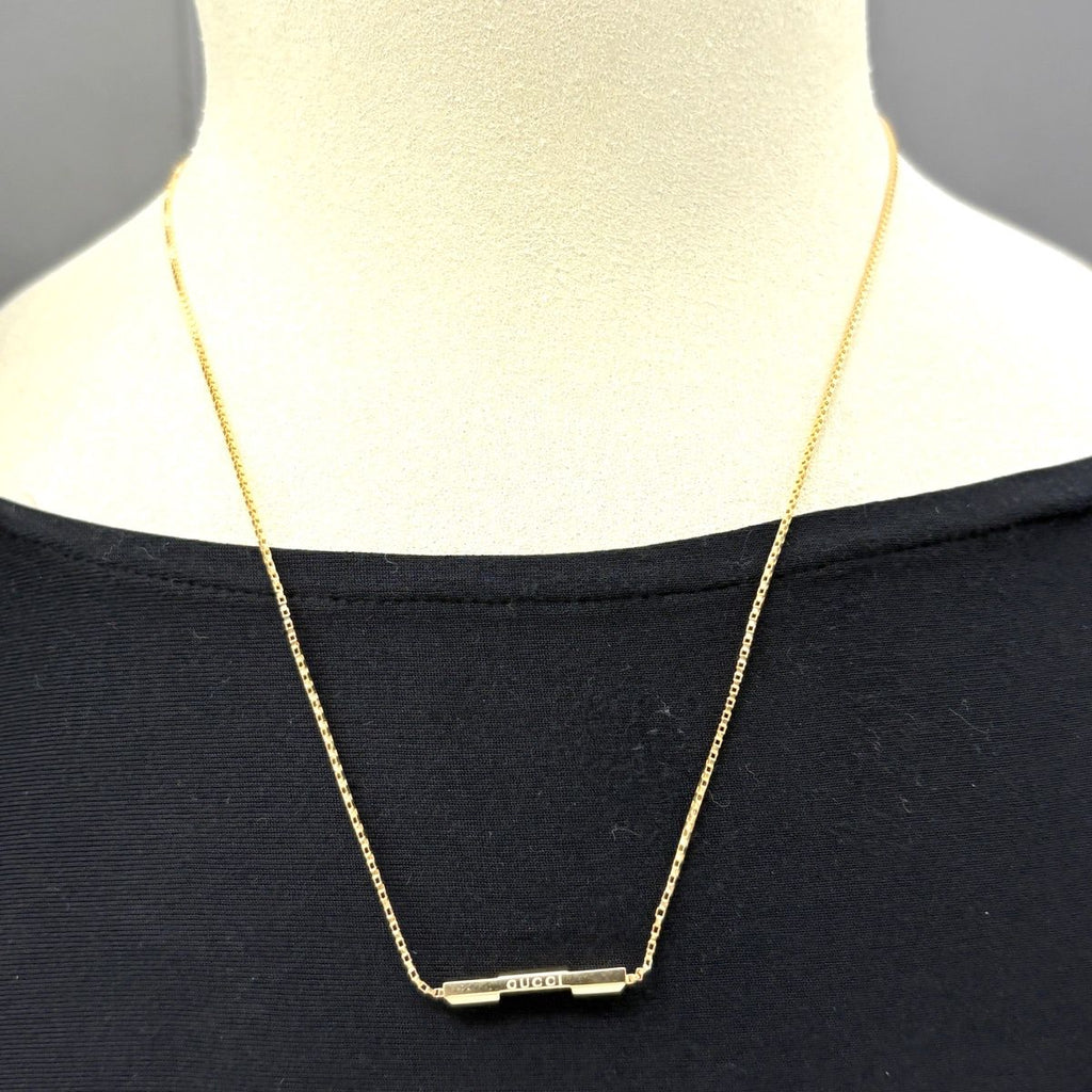 Gucci Link to Love Necklace YG Yellow Gold Pendant — view 3