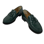 Gucci Loafers 5.5 Interlocking Dark Green Leather — view 2