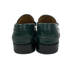 Gucci Loafers 5.5 Interlocking Dark Green Leather — view 3