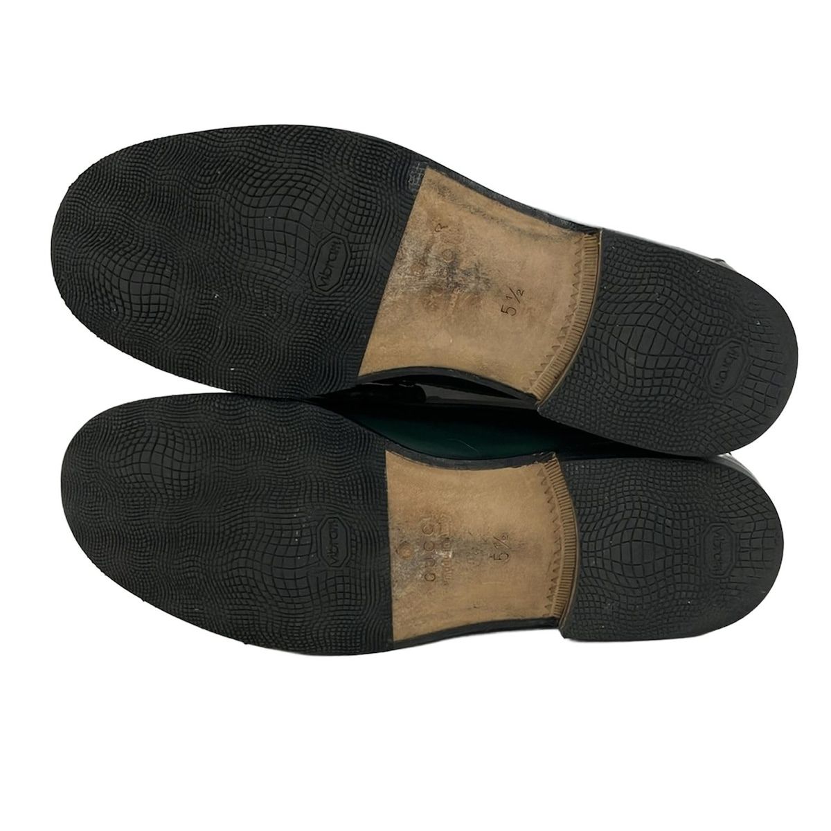 Gucci Loafers 5.5 Interlocking Dark Green Leather — view 4