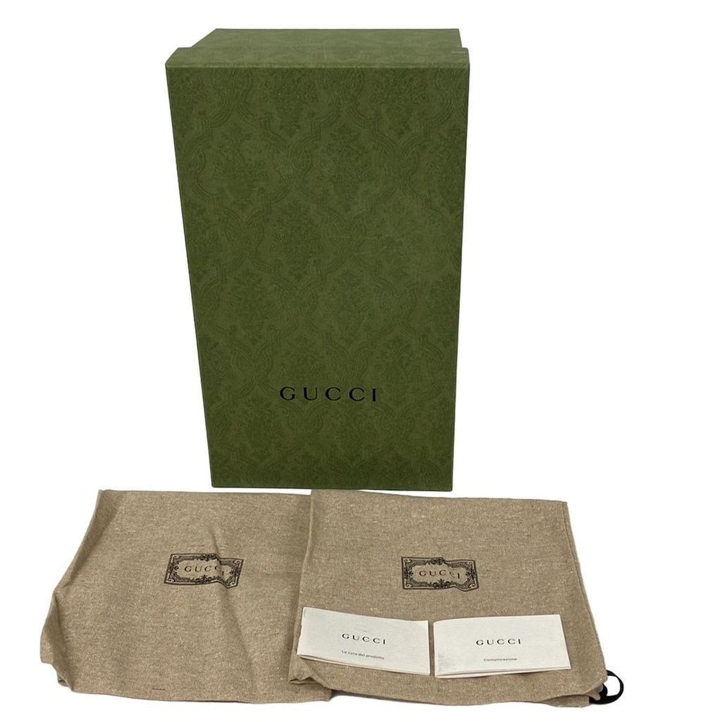 Gucci Loafers 5.5 Interlocking Dark Green Leather — view 7