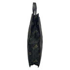 Gucci Tote GG Plus Supreme Dark Gray Black Multi Taiga Print Leather — view 4