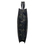 Gucci Tote GG Plus Supreme Dark Gray Black Multi Taiga Print Leather — view 2