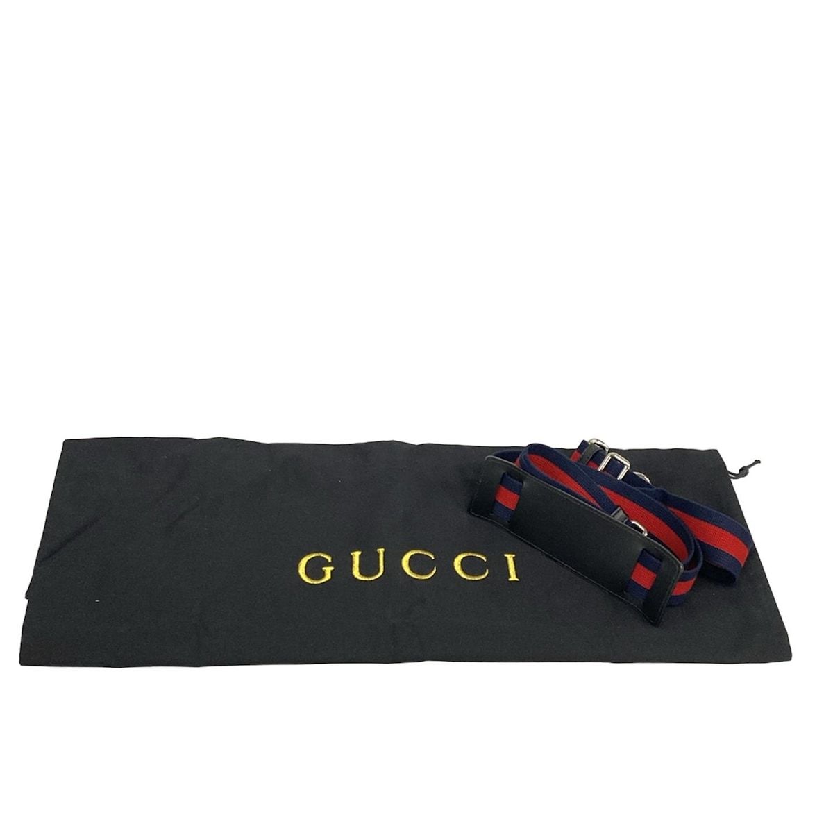Gucci Tote GG Plus Supreme Dark Gray Black Multi Taiga Print Leather — view 8